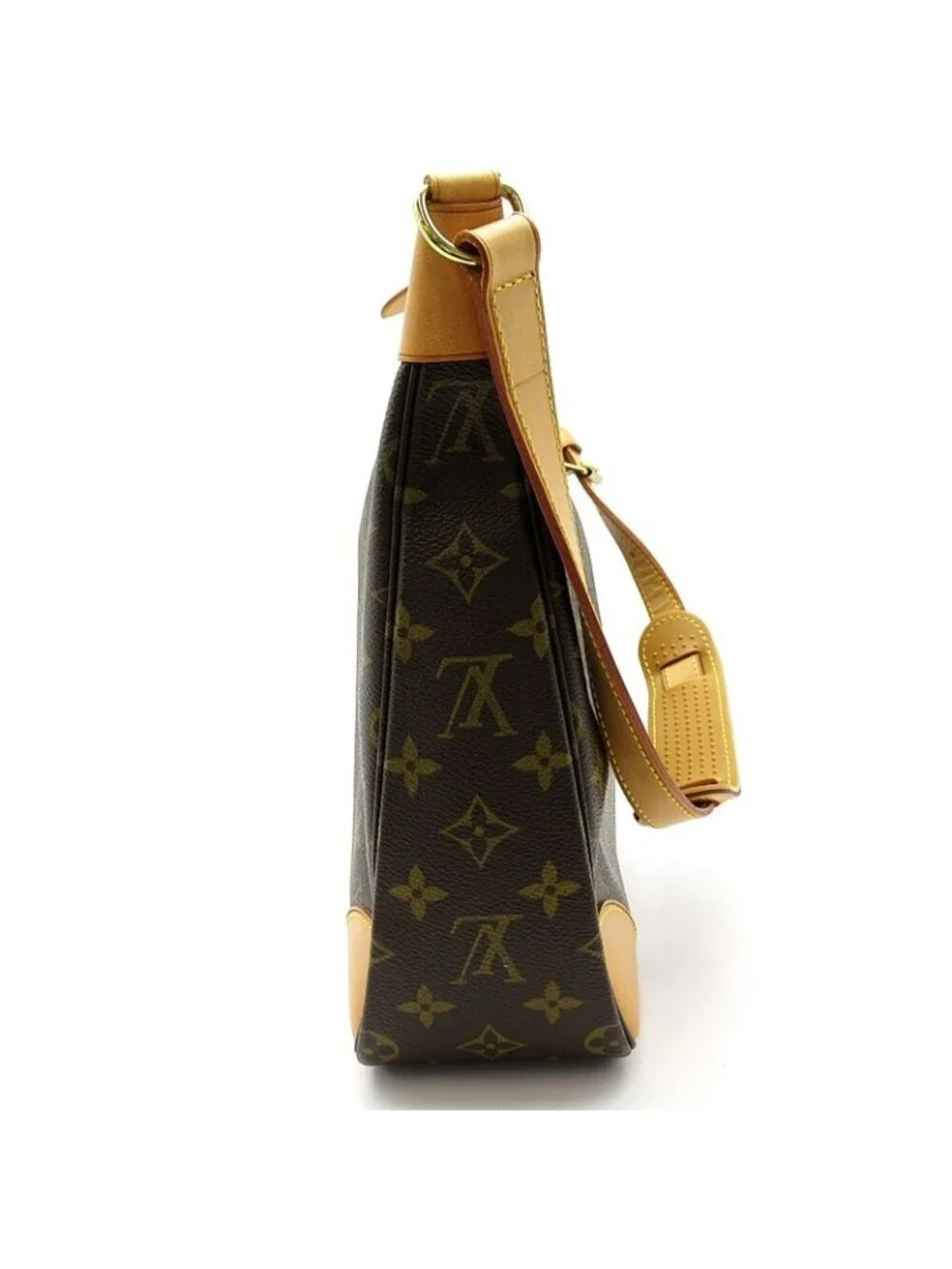 Louis Vuitton Boulogne 30 Monogram Shoulder Bag Brown